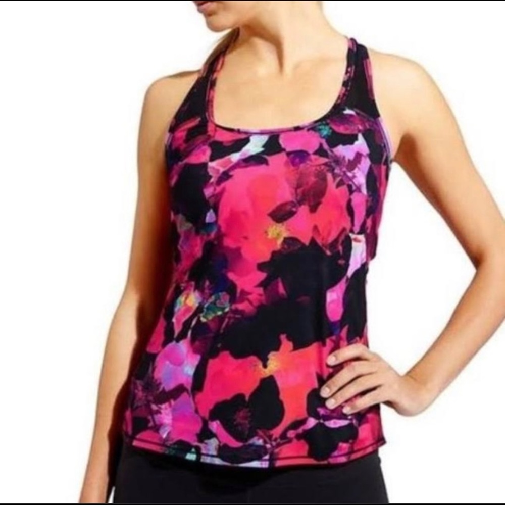 Athleta Mystique Chi Floral Tank Top